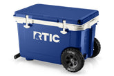 52 QT Ultra-Light Wheeled Cooler Cobalt & White | Rtic Hard Coolers|Clearance