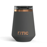12oz Happy Hour Wine Tumbler Light Black | Rtic Drinkware