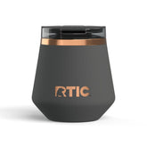 8oz Happy Hour Lowball Tumbler Light Black | Rtic Drinkware