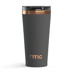 18oz Happy Hour Pint Tumbler Light Black | Rtic Drinkware