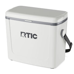 16 QT Road Trip Cooler White & Grey | Rtic Hard Coolers|Clearance