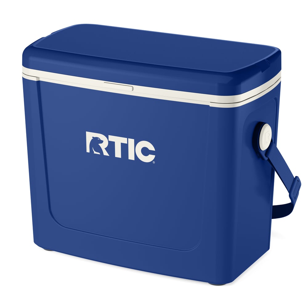 16 QT Road Trip Cooler Cobalt & White | Rtic Hard Coolers|Clearance