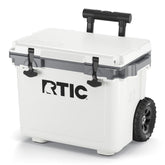 22 QT Ultra-Light Wheeled Cooler White & Grey | Rtic Hard Coolers|Clearance