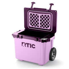 22 QT Ultra-Light Wheeled Cooler Lavender/Plum | Rtic Hard Coolers|Clearance