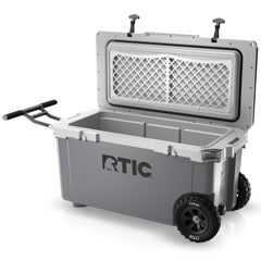 72 QT Ultra-Light Wheeled Cooler Dark Grey & Cool Grey | Rtic Hard Coolers