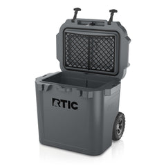45 QT Ultra-Tough Wheeled Cooler Dark Grey | Rtic Hard Coolers|Clearance