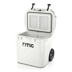 45 QT Ultra-Tough Wheeled Cooler White | Rtic Hard Coolers|Clearance