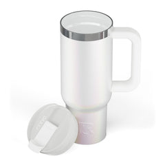 Road Trip Tumbler White Glitter | Rtic Drinkware|Clearance