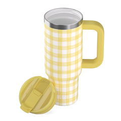 Road Trip Tumbler Sunlight Gingham | Rtic Drinkware|Clearance