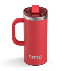 Road Trip Travel Mug Flag Red | Rtic Drinkware|Clearance