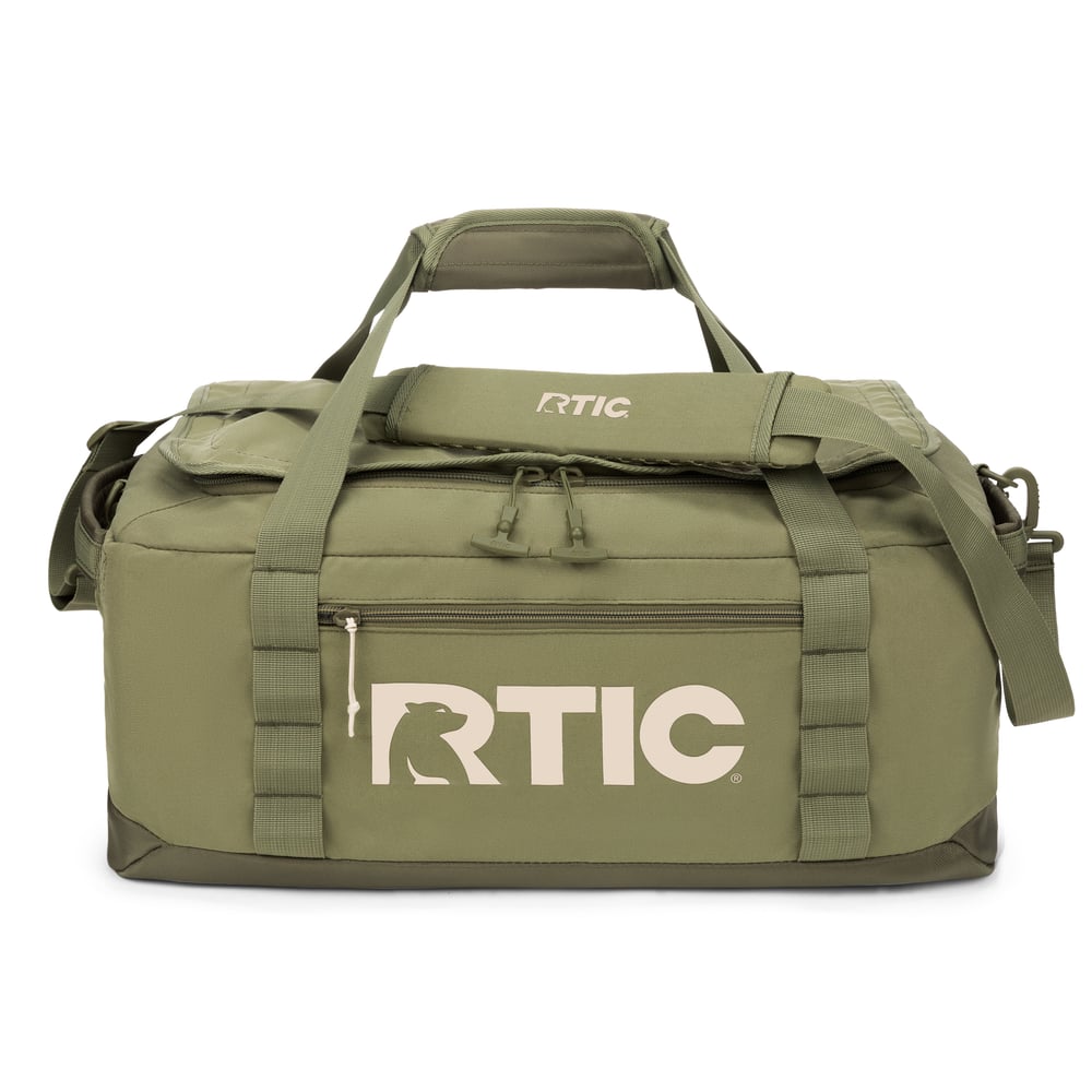 Road Trip Duffle Bag Olive & Beach | Rtic Bags