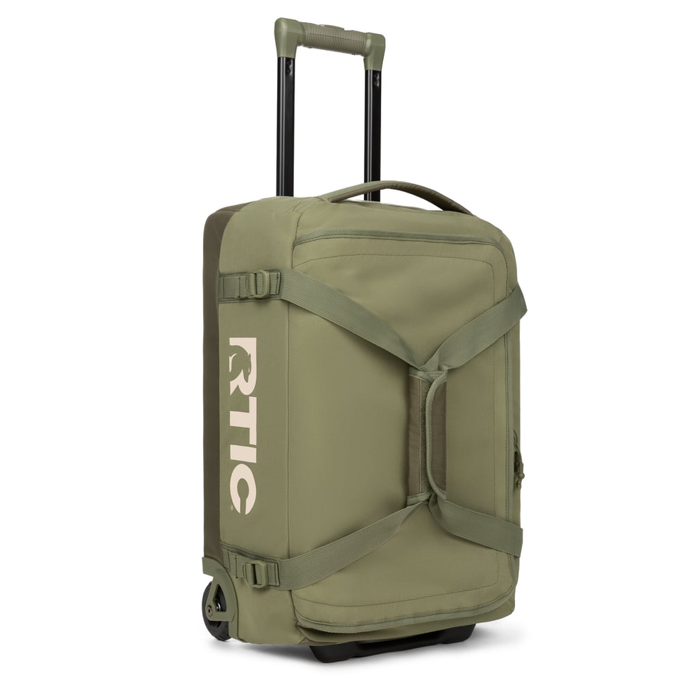 Road Trip Rolling Duffle Bag Olive & Beach | Rtic Bags|Clearance