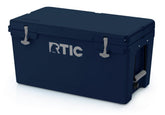 65 QT Ultra-Tough Cooler Navy | Rtic Hard Coolers