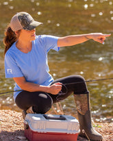 Women's R-Tech Performance Tees Lilac | Rtic Gear|Clearance