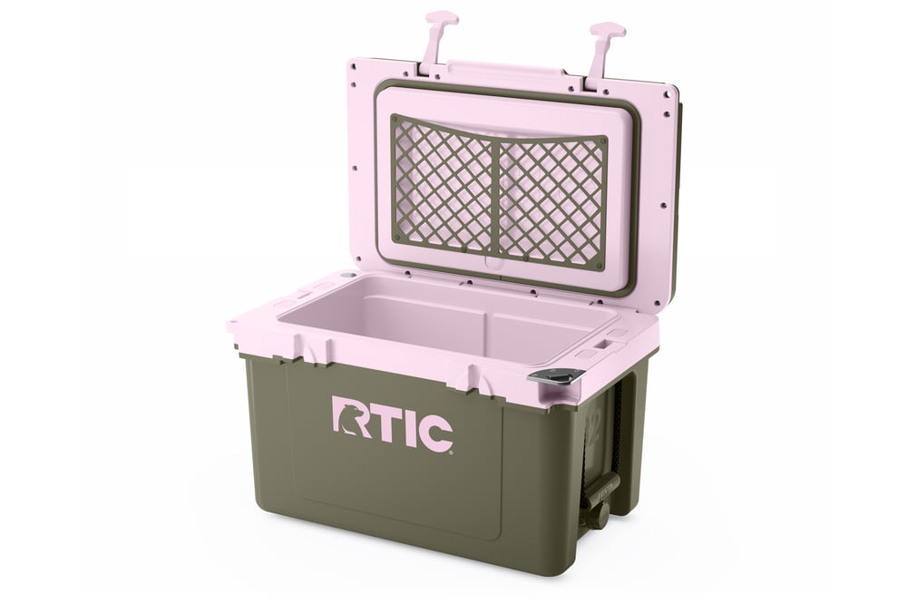 32 QT Ultra-Light Cooler Olive/Pale Pink | Rtic Hard Coolers|Clearance