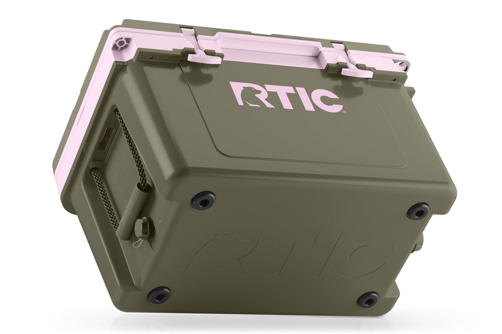 32 QT Ultra-Light Cooler Olive/Pale Pink | Rtic Hard Coolers|Clearance