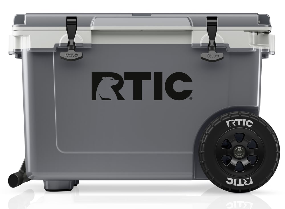52 QT Ultra-Light Wheeled Cooler Dark Grey & Cool Grey | Rtic Hard Coolers|Clearance