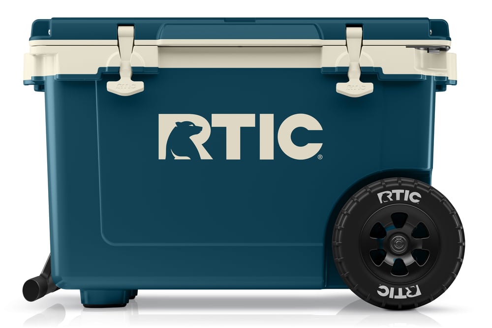 52 QT Ultra-Light Wheeled Cooler Marine/Canvas | Rtic Hard Coolers|Clearance