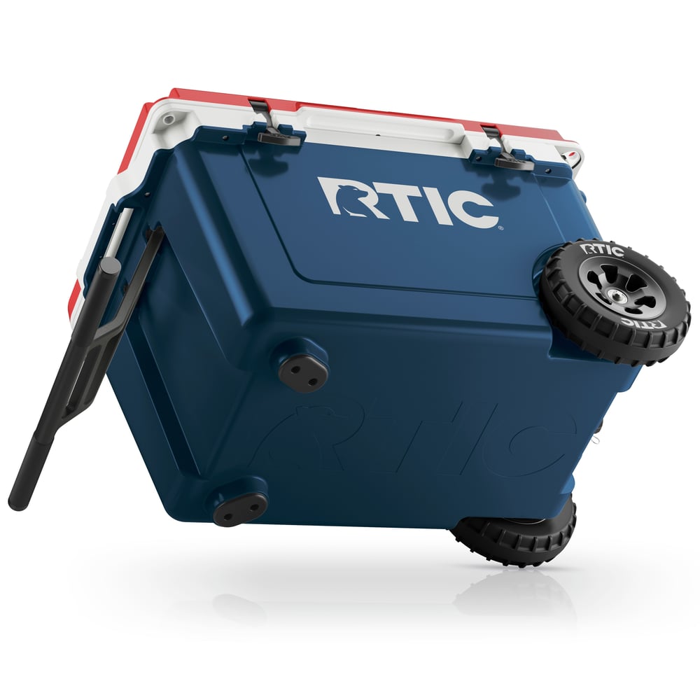 52 QT Ultra-Light Wheeled Cooler Patriot | Rtic Hard Coolers|Clearance