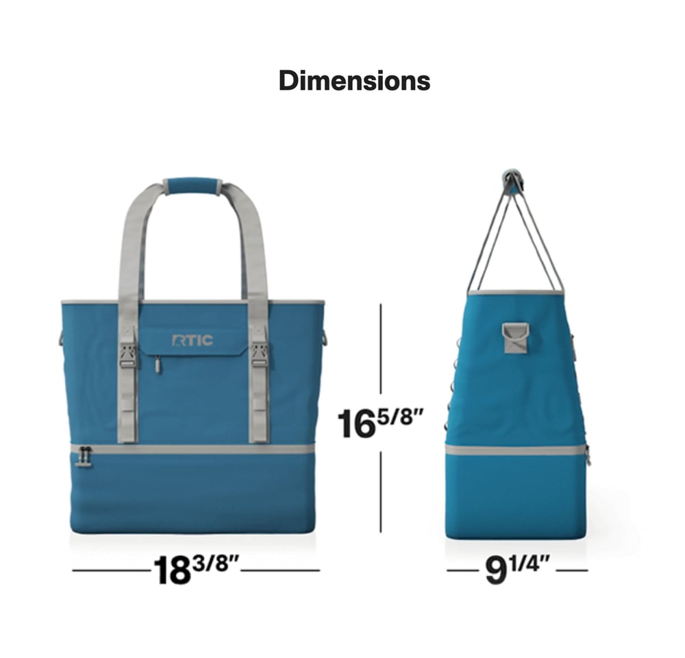 2-in-1 Chillout Bag Black | Rtic Soft Coolers|Bags