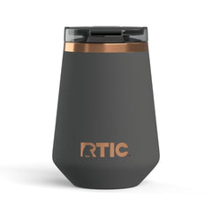 12oz Happy Hour Wine Tumbler Light Black | Rtic Drinkware