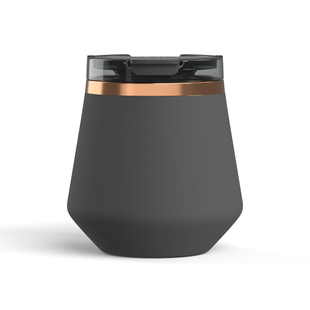 8oz Happy Hour Lowball Tumbler Light Black | Rtic Drinkware