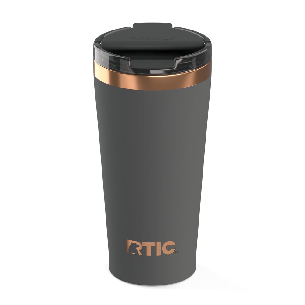 18oz Happy Hour Pint Tumbler Light Black | Rtic Drinkware