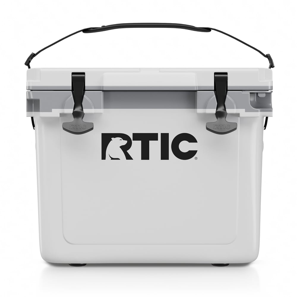22 QT Ultra-Light Cooler White & Grey | Rtic Hard Coolers|Clearance