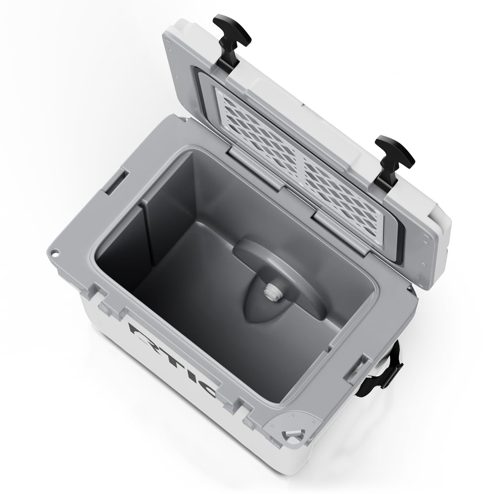 22 QT Ultra-Light Cooler White & Grey | Rtic Hard Coolers|Clearance
