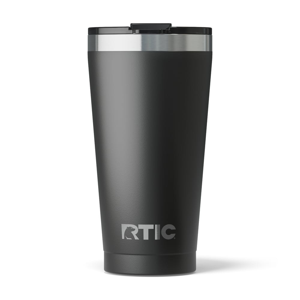 Essential Pint Tumbler Black | Rtic Drinkware