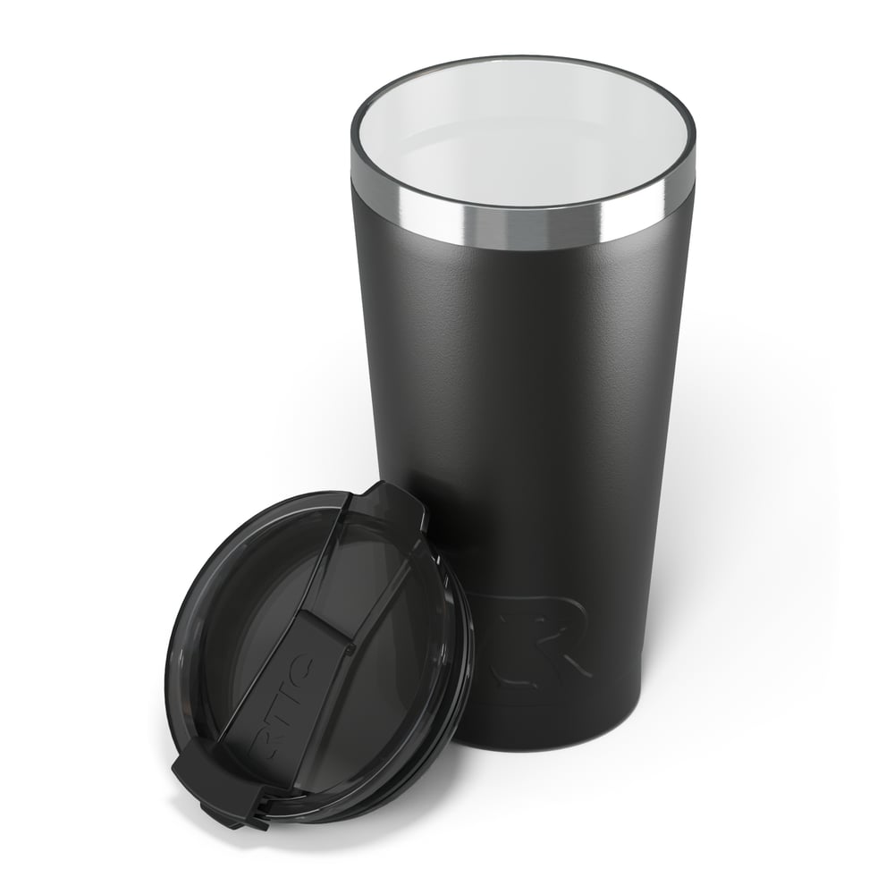 Essential Pint Tumbler Black | Rtic Drinkware