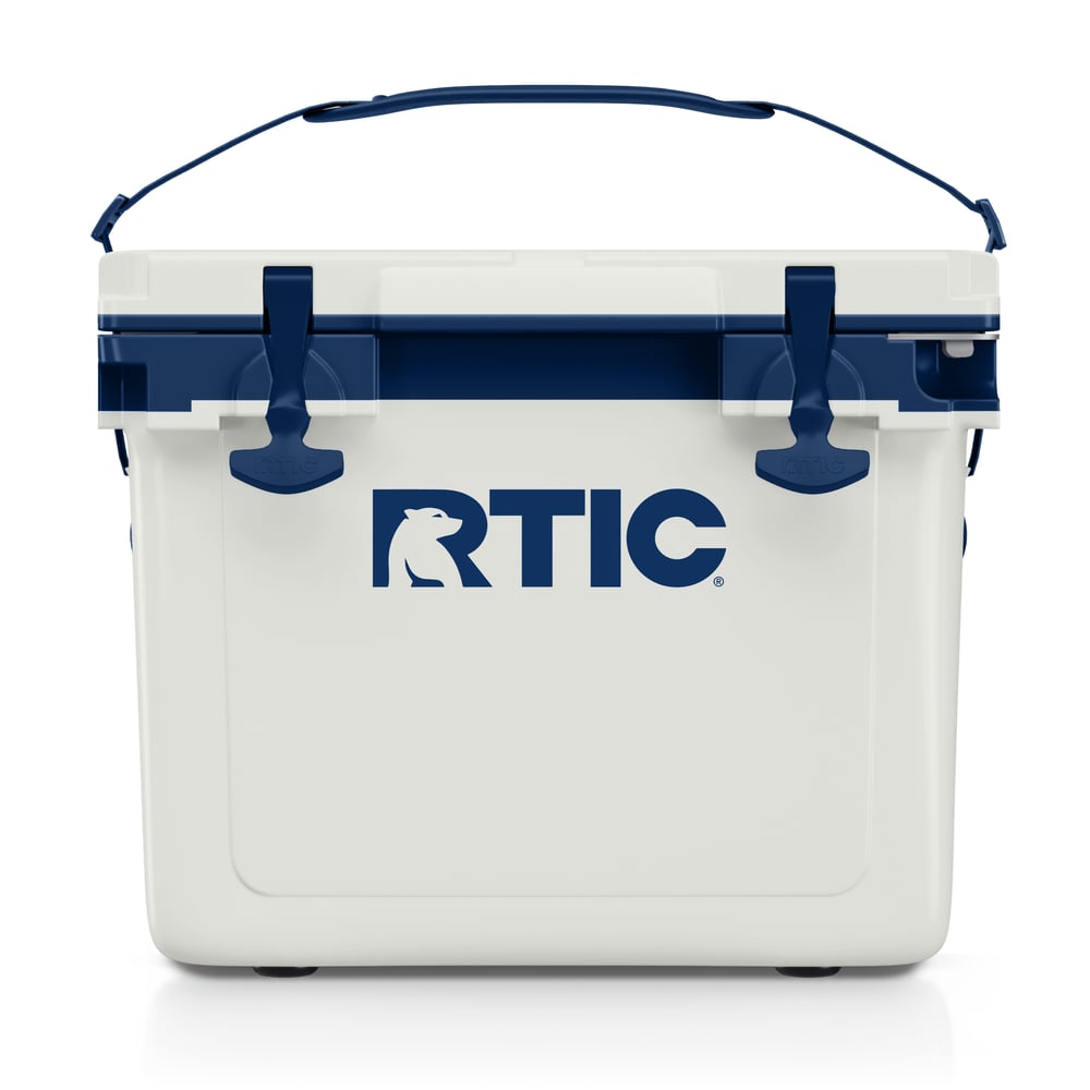 22 QT Ultra-Light Cooler Cool Grey & Navy | Rtic Hard Coolers|Clearance