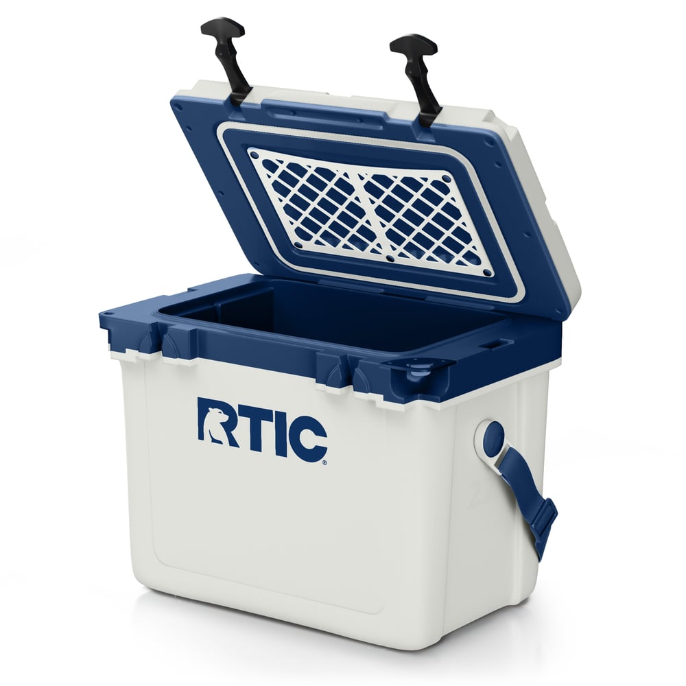22 QT Ultra-Light Cooler Cool Grey & Navy | Rtic Hard Coolers|Clearance