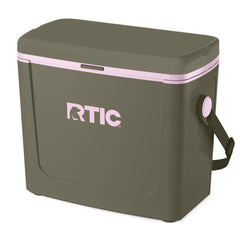 16 QT Road Trip Cooler Olive/Pale Pink | Rtic Hard Coolers|Clearance