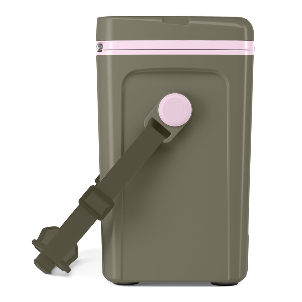 16 QT Road Trip Cooler Olive/Pale Pink | Rtic Hard Coolers|Clearance