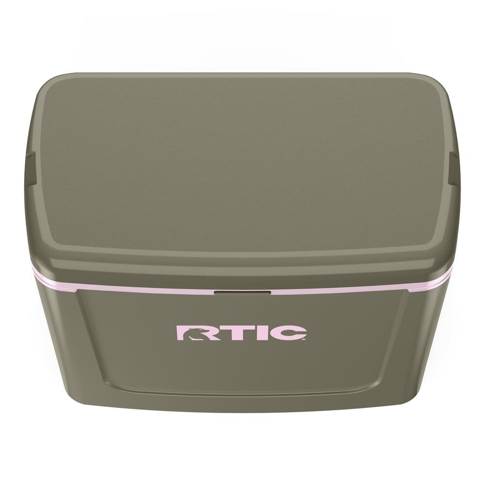 16 QT Road Trip Cooler Olive/Pale Pink | Rtic Hard Coolers|Clearance