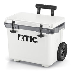 22 QT Ultra-Light Wheeled Cooler White & Grey | Rtic Hard Coolers|Clearance