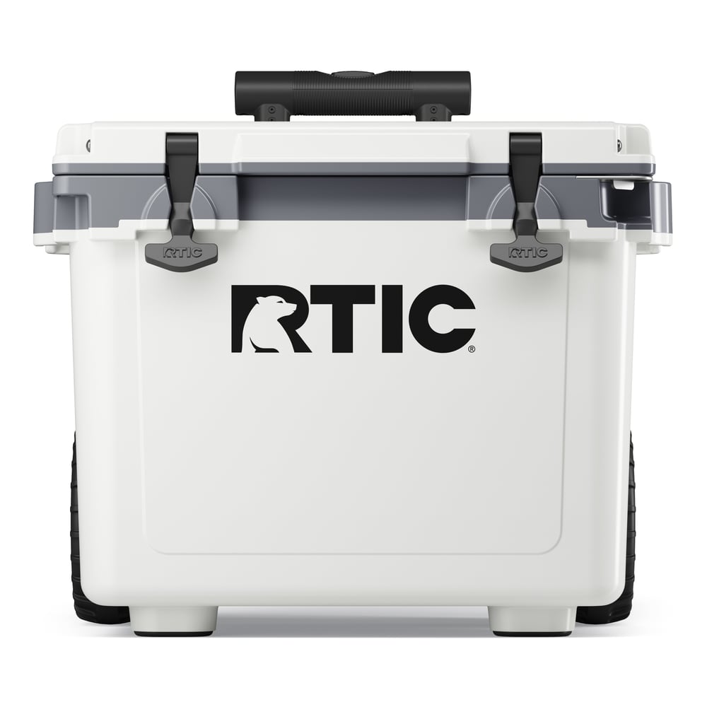 22 QT Ultra-Light Wheeled Cooler White & Grey | Rtic Hard Coolers|Clearance