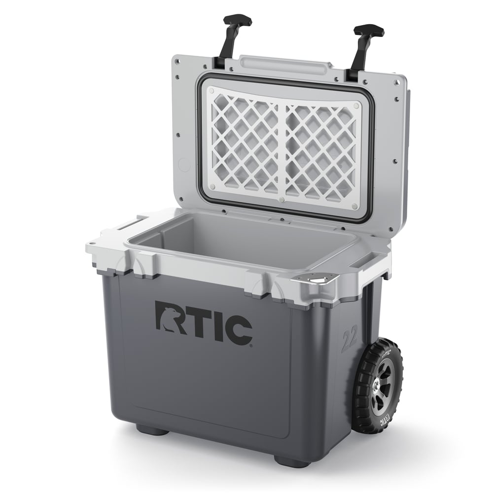 22 QT Ultra-Light Wheeled Cooler Dark Grey & Cool Grey | Rtic Hard Coolers|Clearance