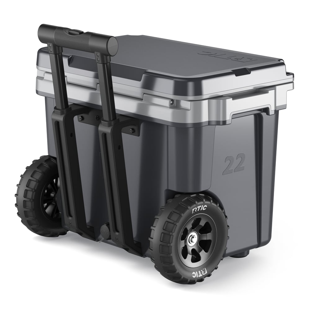 22 QT Ultra-Light Wheeled Cooler Dark Grey & Cool Grey | Rtic Hard Coolers|Clearance