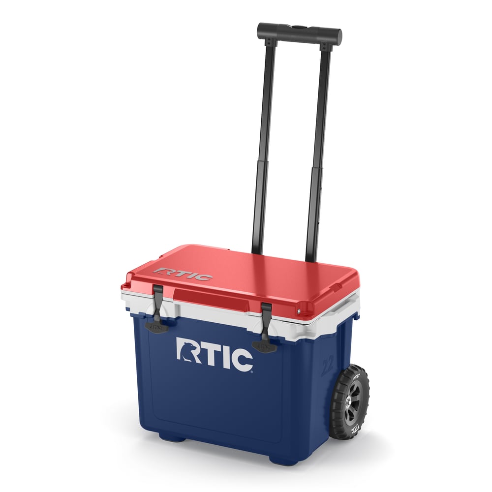 22 QT Ultra-Light Wheeled Cooler Patriot | Rtic Hard Coolers|Clearance