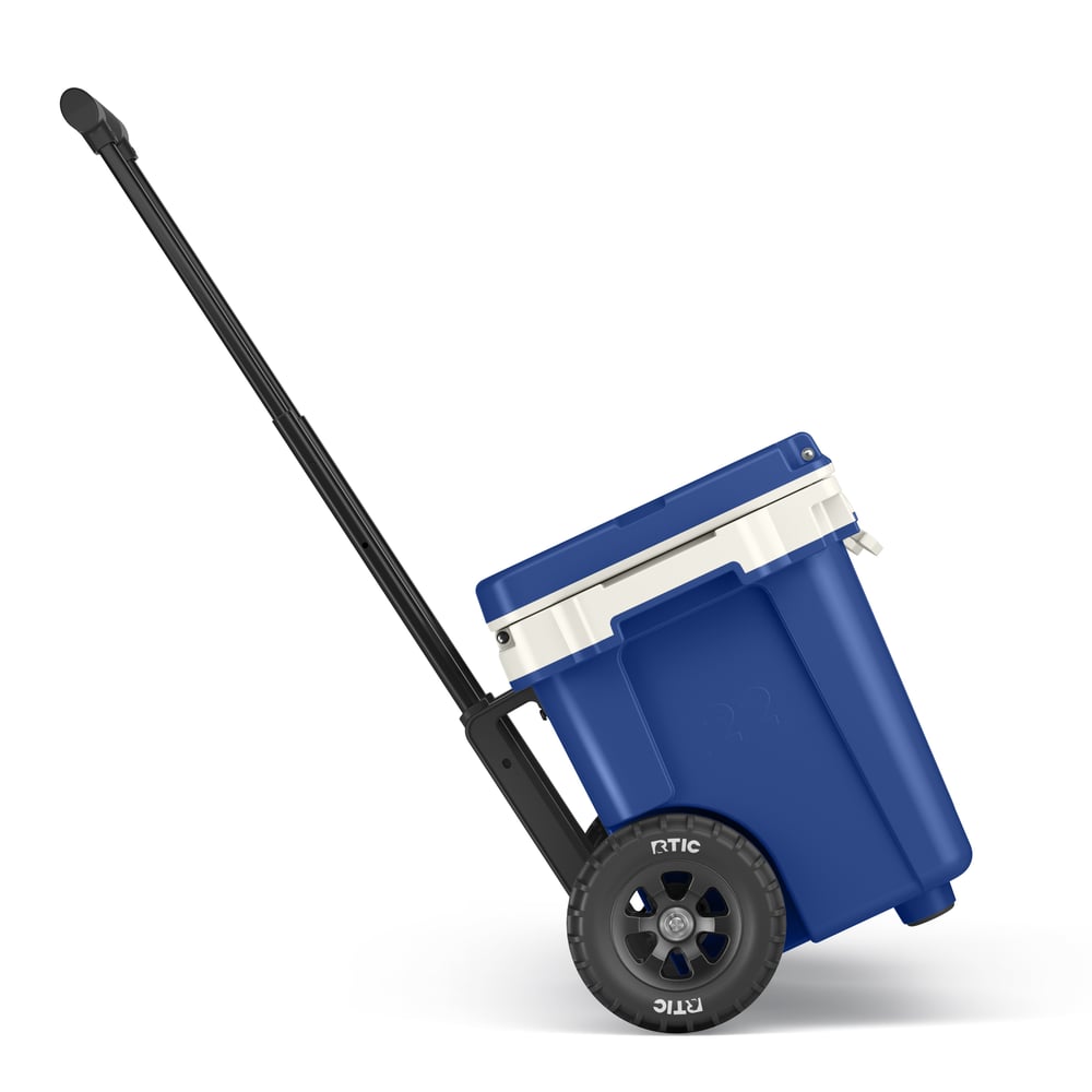 22 QT Ultra-Light Wheeled Cooler Cobalt & White | Rtic Hard Coolers|Clearance
