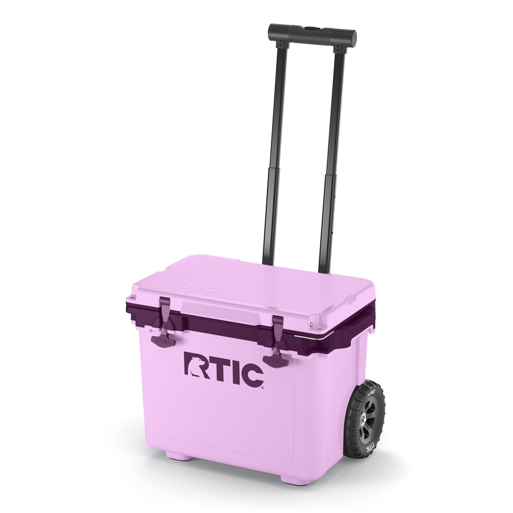 22 QT Ultra-Light Wheeled Cooler Lavender/Plum | Rtic Hard Coolers|Clearance