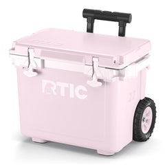22 QT Ultra-Light Wheeled Cooler Pale Pink | Rtic Hard Coolers|Clearance