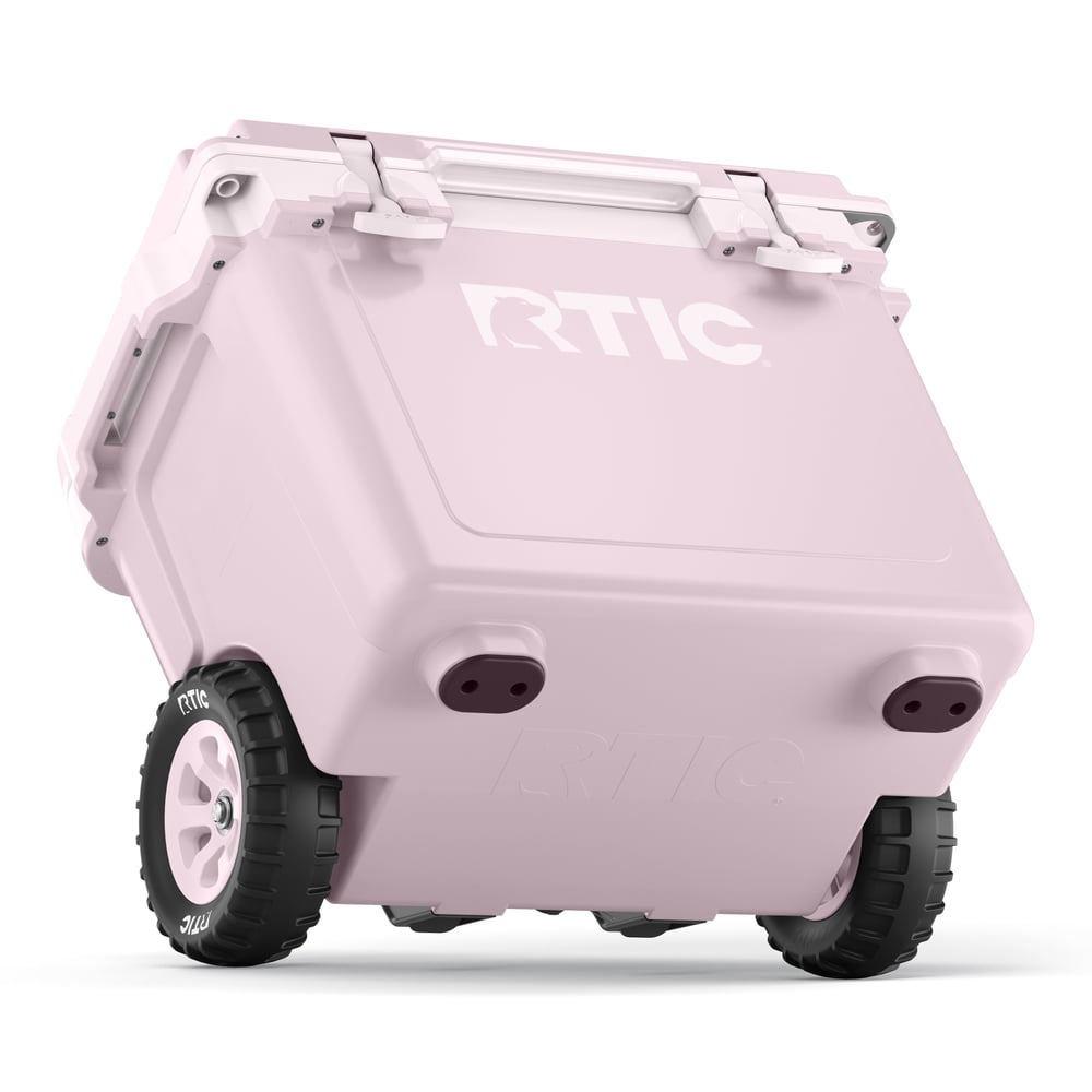 22 QT Ultra-Light Wheeled Cooler Pale Pink | Rtic Hard Coolers|Clearance