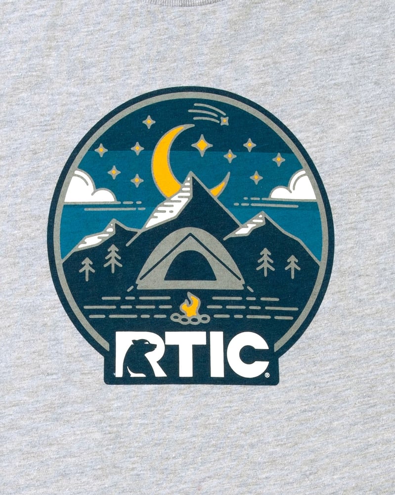 Night Camp Short Sleeve T-Shirt  | Rtic Gear|Clearance