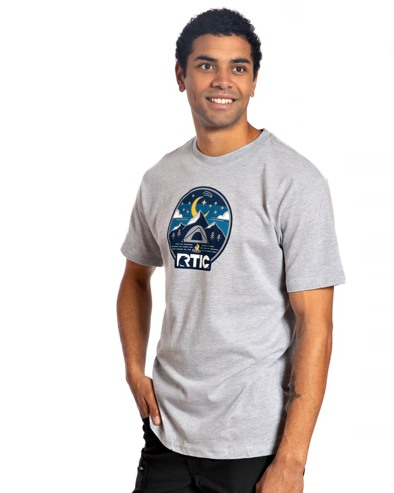 Night Camp Short Sleeve T-Shirt  | Rtic Gear|Clearance