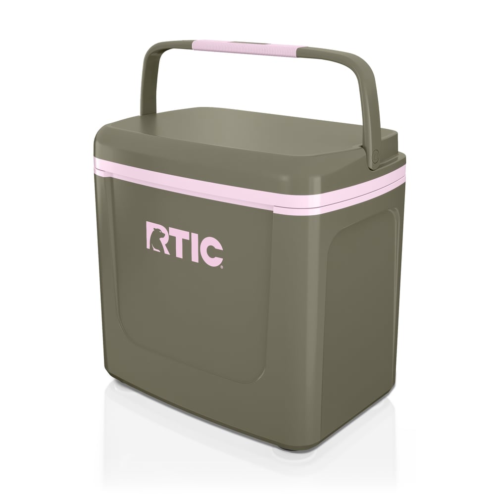 8 QT Road Trip Personal Cooler Olive/Pale Pink | Rtic Hard Coolers|Gear|Clearance