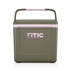 8 QT Road Trip Personal Cooler Olive/Pale Pink | Rtic Hard Coolers|Gear|Clearance
