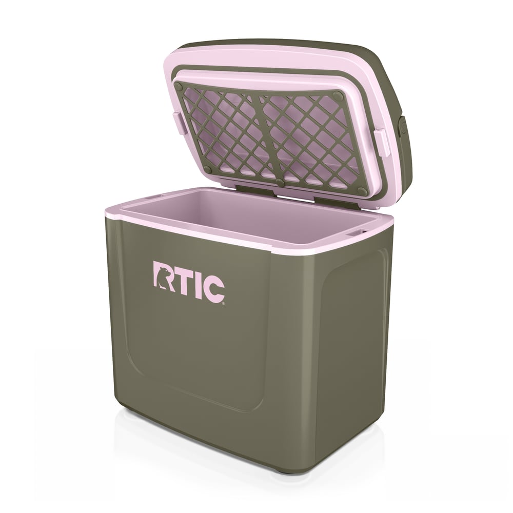 8 QT Road Trip Personal Cooler Olive/Pale Pink | Rtic Hard Coolers|Gear|Clearance